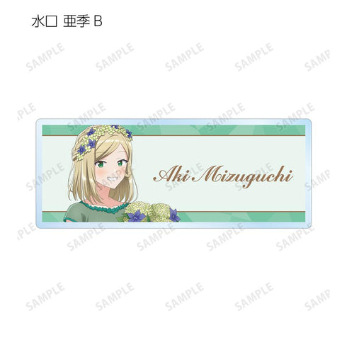 『ささやくように恋を唄う』描き下ろし 花びらドレスver. トレーディングアクリルネームプレート(単位/BOX)